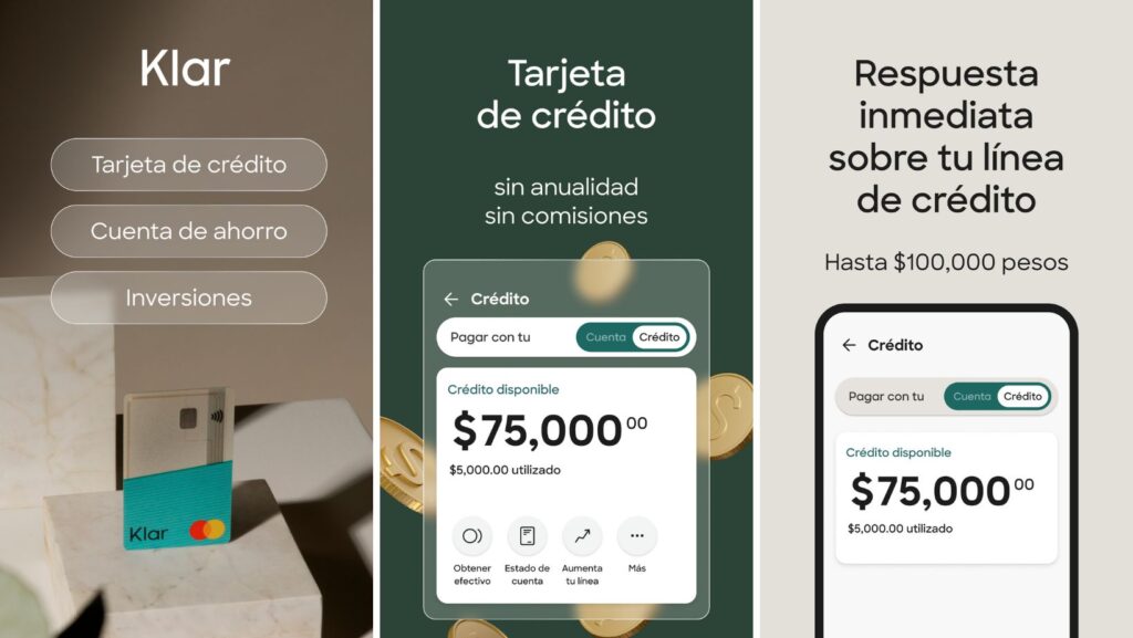 Pedir tu Préstamo Klar es tan fácil como iniciar sesión y aceptar tu oferta